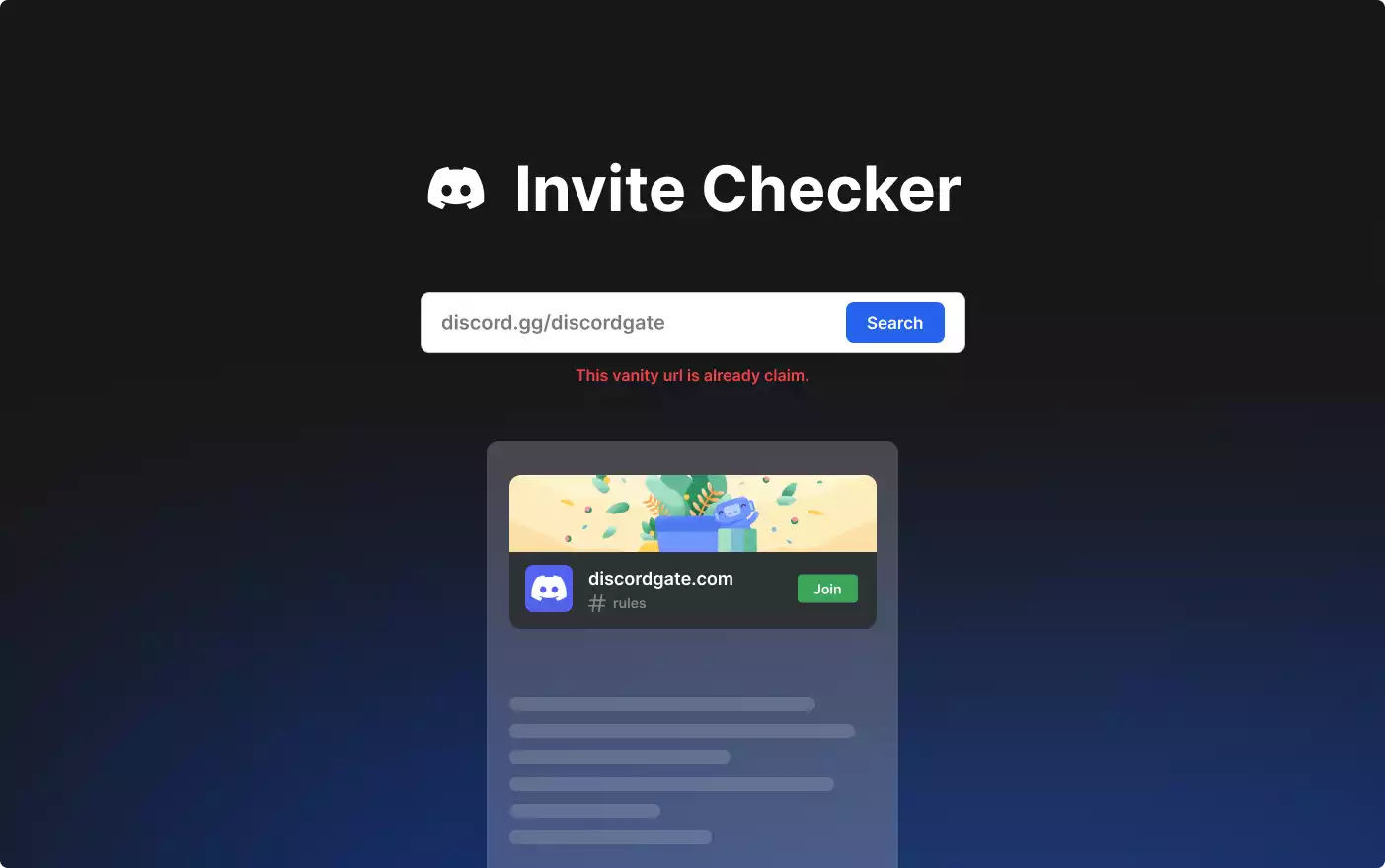 Invite Checker | DiscordGate